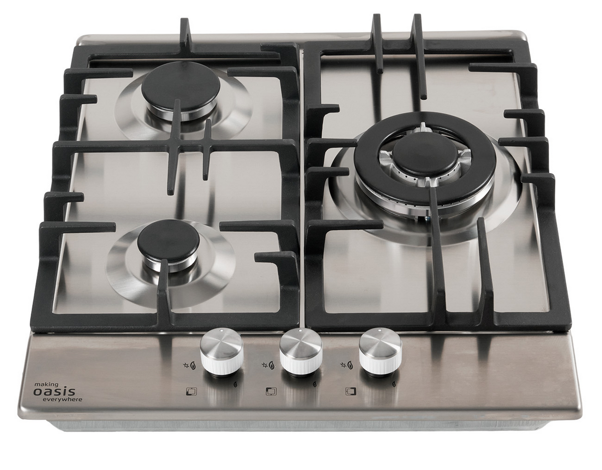 9136646 Газовая варочная поверхность Oasis P-3SBM STDN-0005627 - Вид №1