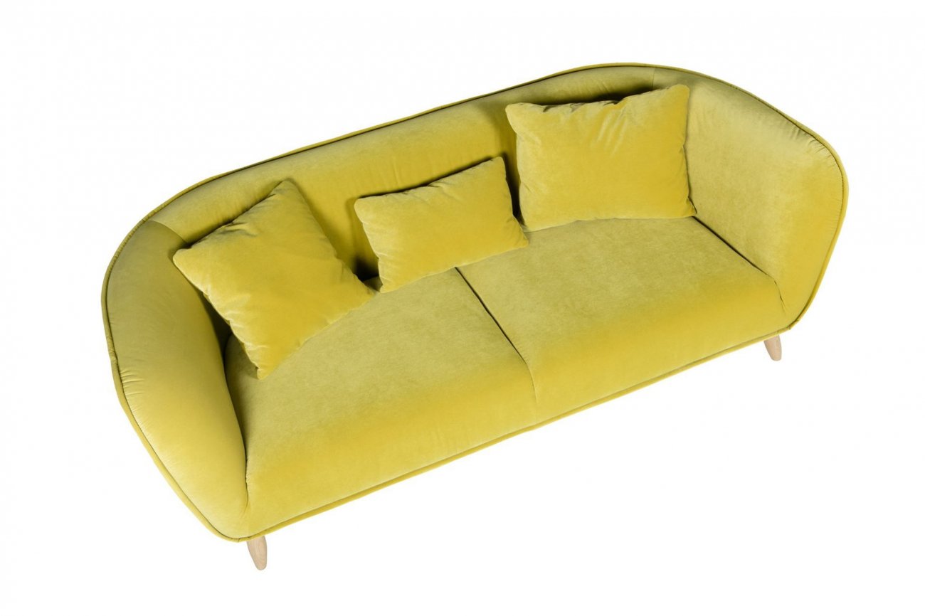 Диван Maja трехместный прямой желтый SITS ДИЗАЙНЕРСКИЕ, MAJA 192152 Желтый  - Вид №3