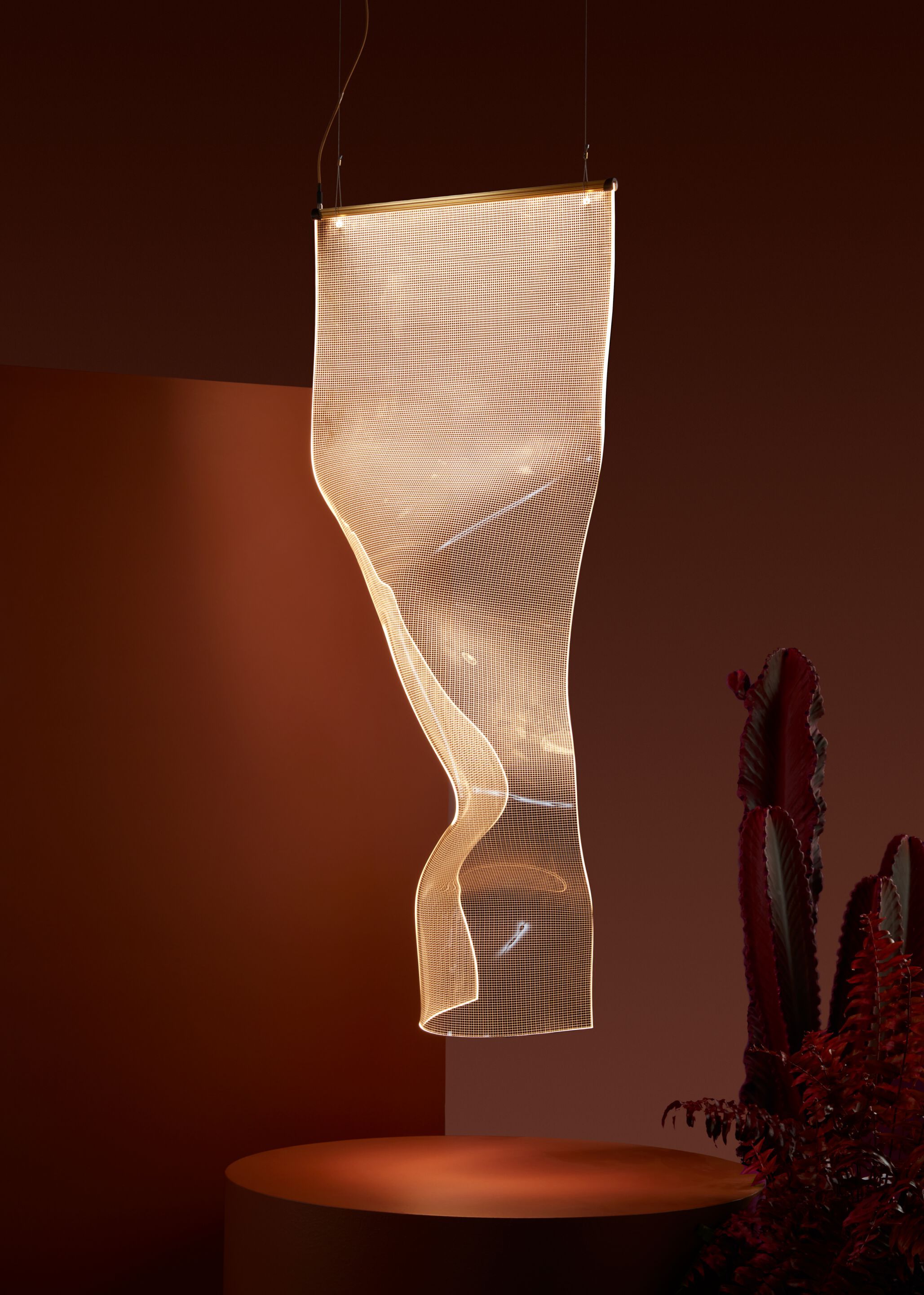 Акриловый светодиодный подвесной светильник ручной работы PARACHILNA GWEILO ARCH-00089504 - Вид №6