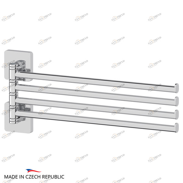 Держатель полотенец поворотный четверной 37 см Ellux AVANTGARDE AVA 018 sun-id-561247