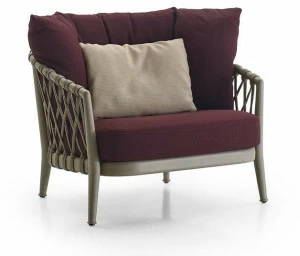 B&B Italia Outdoor Кресло из ткани с подлокотниками Erica