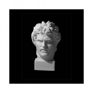 10-174 Голова галла гипс 25.5х27х41 см