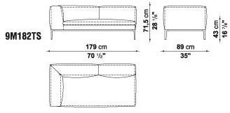 B&B Italia Секционный угловой диван в коже Michel sun-id-1423075 - Вид №24