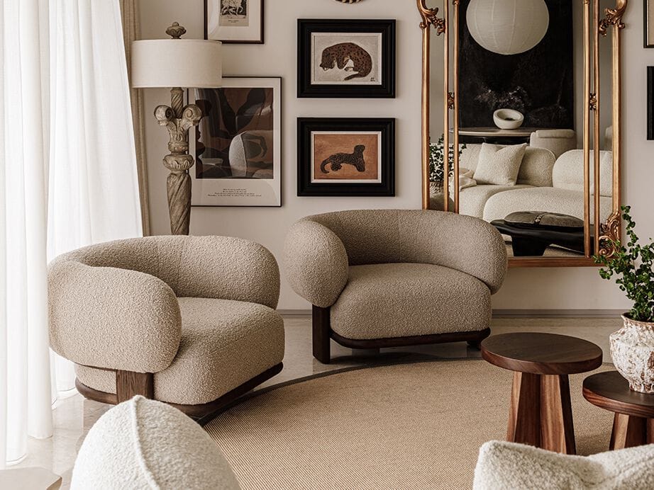 Кресло с подлокотниками HC28 maison Bol ARCH-00024126 - Вид №5