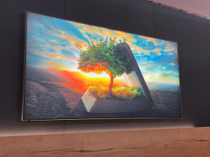 Тканевая односторонняя настенная светящаяся витрина