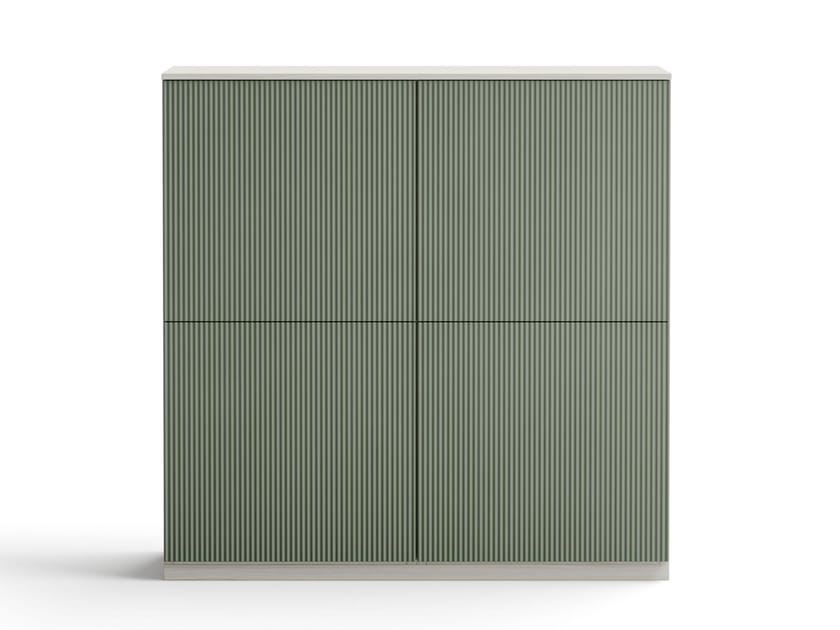 Буфет из меламиновой ткани с распашными дверцами Giessegi Cannetè ARCH-00129640