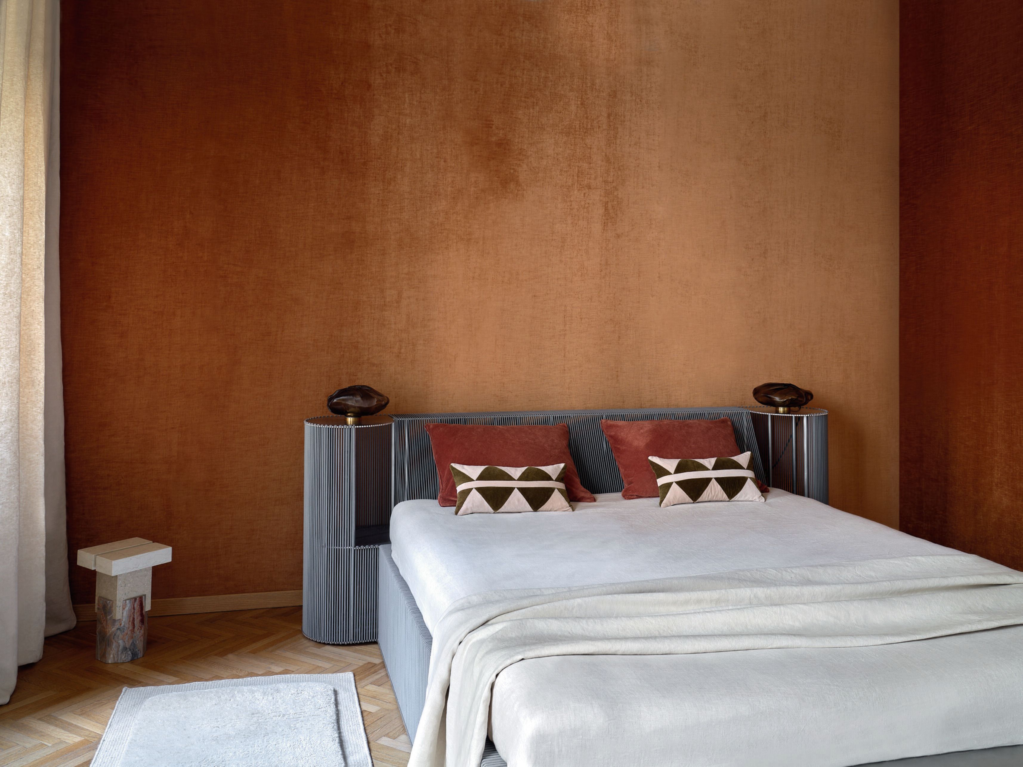 Бархатная моющаяся настенная ткань Élitis Alcôve ARCH-00075875 - Вид №1