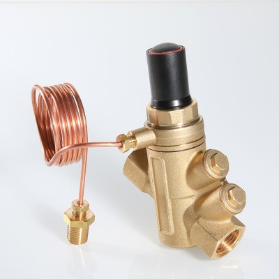 VT.043.G.0602 Автоматический регулятор перепада давления регулируемый Valtec 1”, 10-60 кПа, 15-6000 л/ч, с имп. трубкой 1 м  - Вид №5