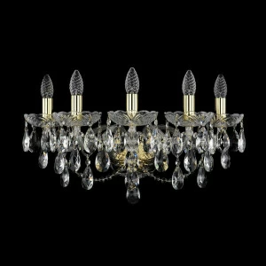 Бра настенное золотистое Bohemia Ivele 1415B/5 BOHEMIA IVELE СВЕЧА 00-3889049 Золото