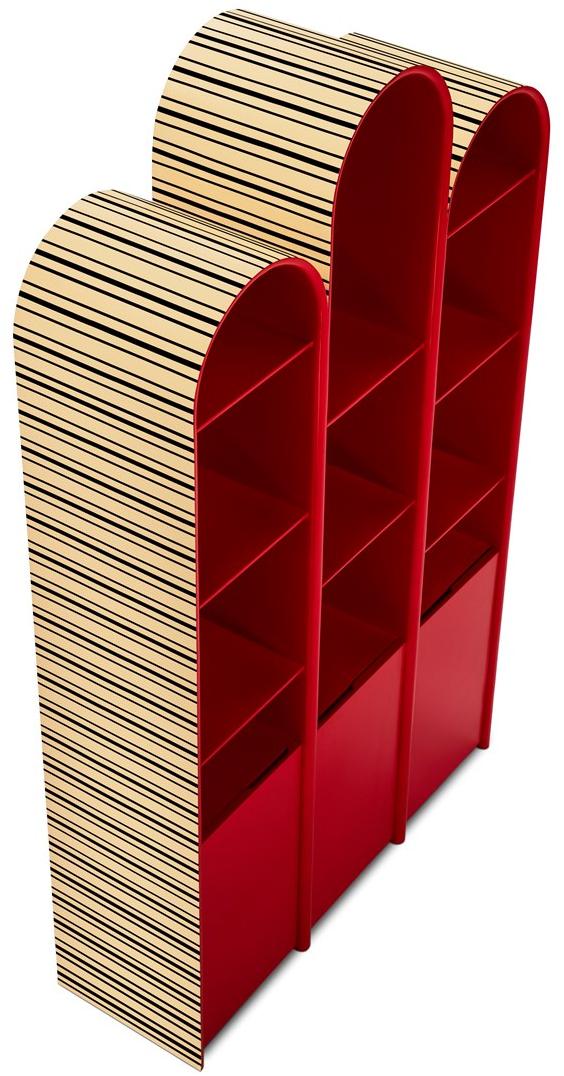 Scarlet Splendour Книжный шкаф отдельно стоящий модульный Vanilla noir sun-id-1358772 - Вид №4