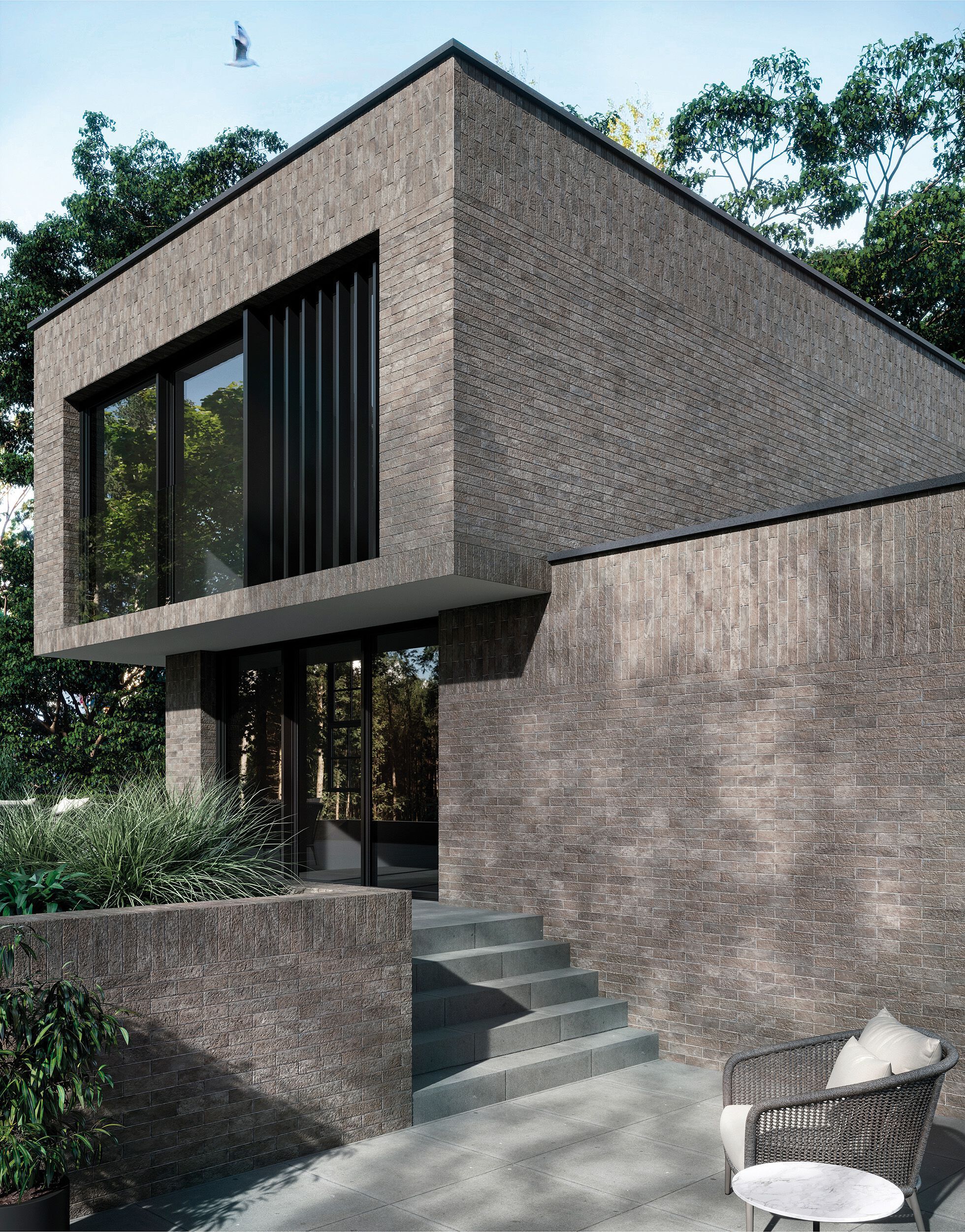 Пол / облицовка керамогранита с эффектом кирпича KERADOM CHELSEA ARCH-00102454 - Вид №7