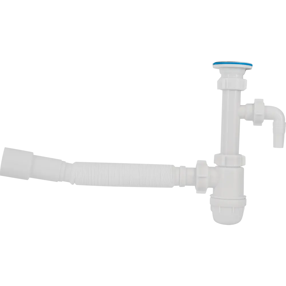 Сифон АНИ Пласт с подключением для бытовой техники ø32 мм 84660193 STLM-0053547 - Вид №1