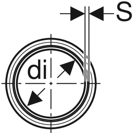 393.513.14.1 Труба Geberit Silent-Pro с двумя раструбными муфтами Geberit  - Вид №3