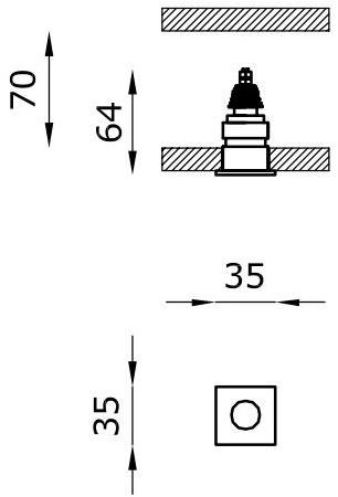 Buzzi & Buzzi Встраиваемый алюминиевый светодиодный уличный светильник Iron sun-id-1370303 - Вид №1