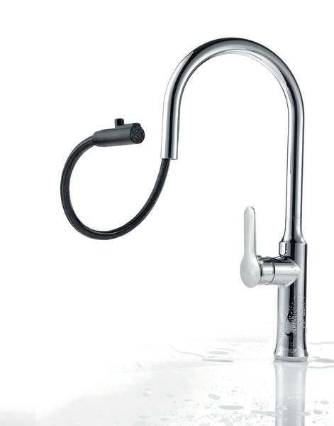 Смеситель для мойки с выдвижным распылителем KM 017.00 Ravak X070078 - Вид №1