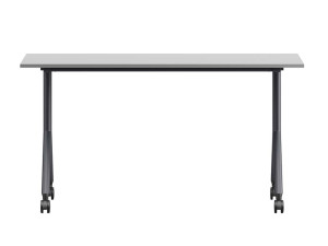 Секционный стол из ламината на колесах с откидным верхом