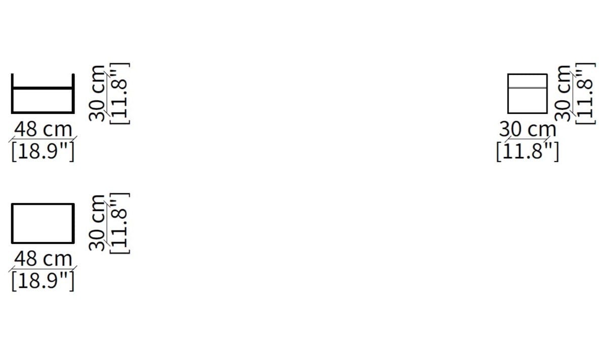 Отдельно стоящий книжный шкаф из шпона Frigerio Analog ARCH-00108201 - Вид №7