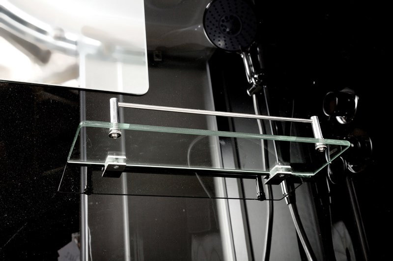 ЕМ1511 L с гм. и эл. Душевая кабина DETO Серия EM B10S+ эл. BLACK - Вид №10