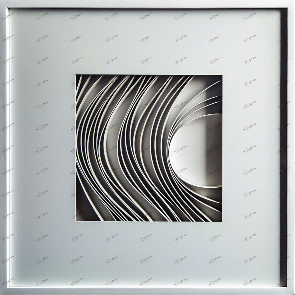 Панно-картина на стену Fantasy - 1 EVENHOME  192760 Серый;черный 