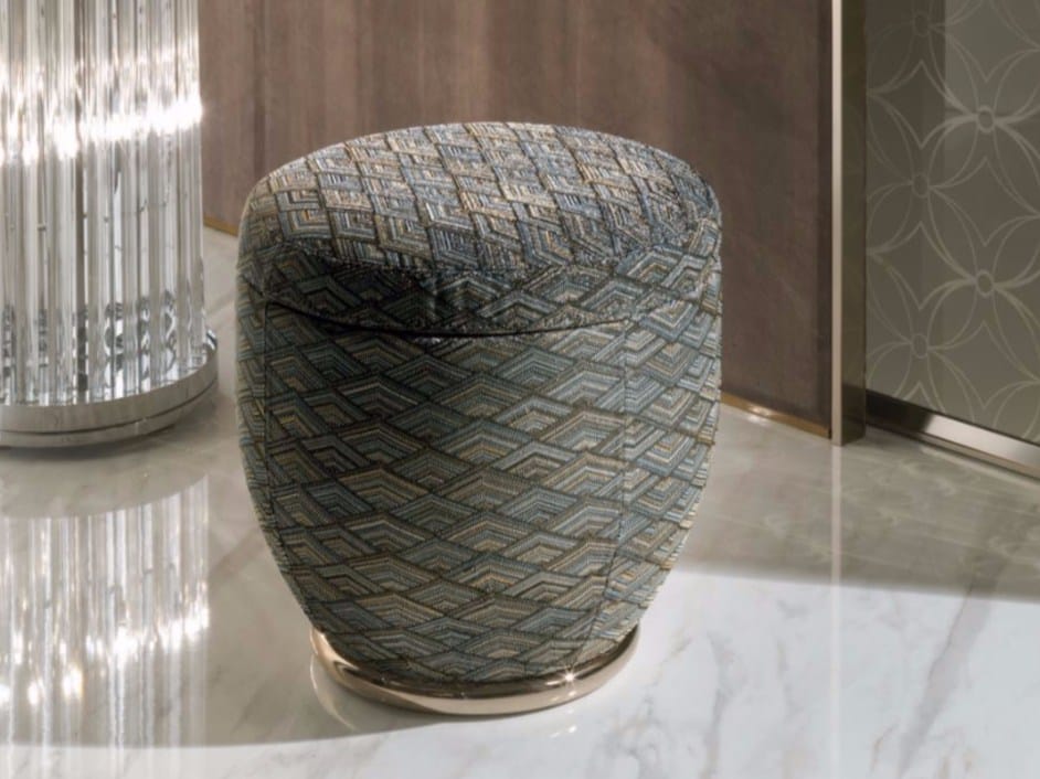 Круглый пуф из ткани Longhi Loveluxe ARCH-00088416