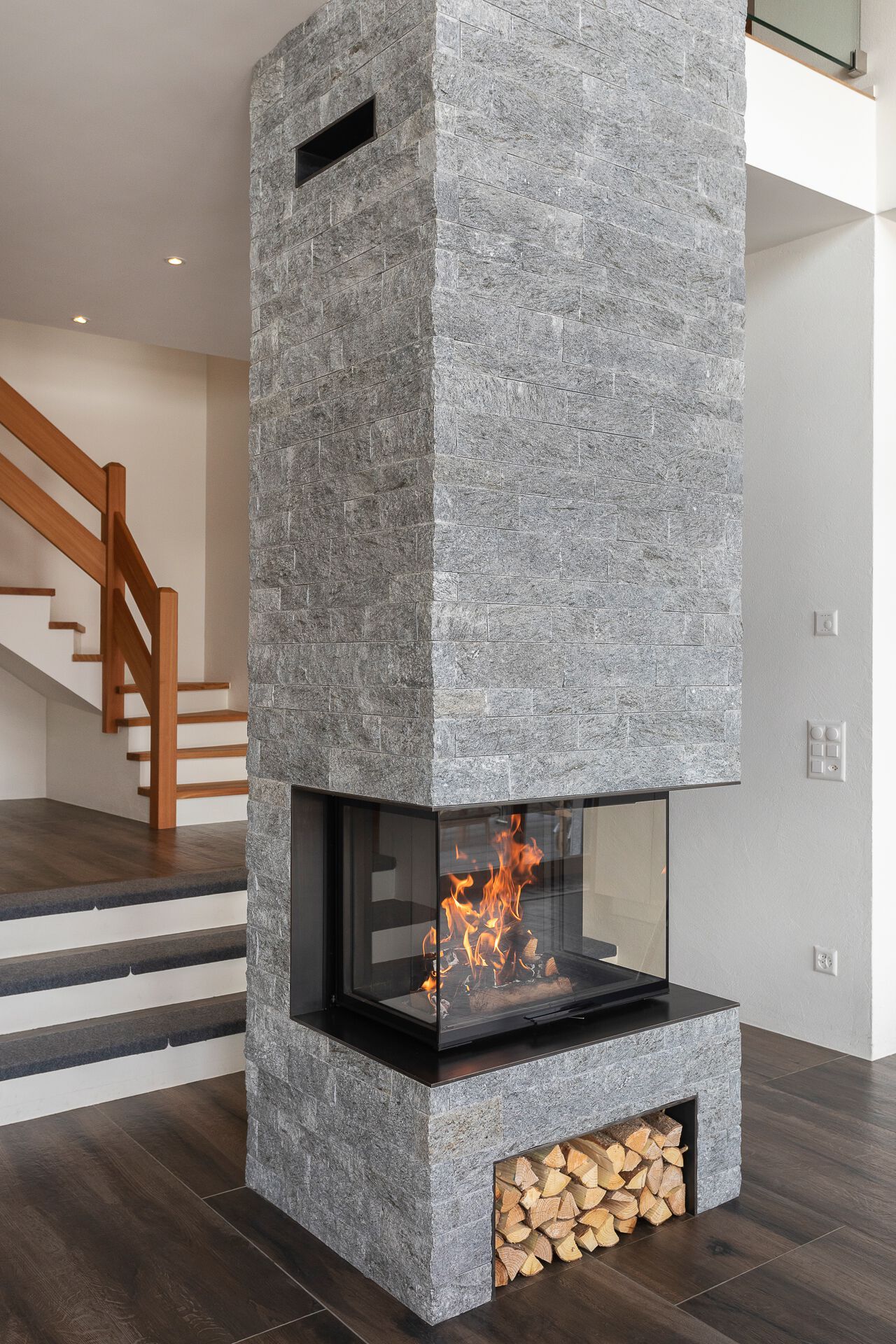 Стальной дровяной камин с тройным фасадом RÜEGG RIII ARCH-00053202 - Вид №9