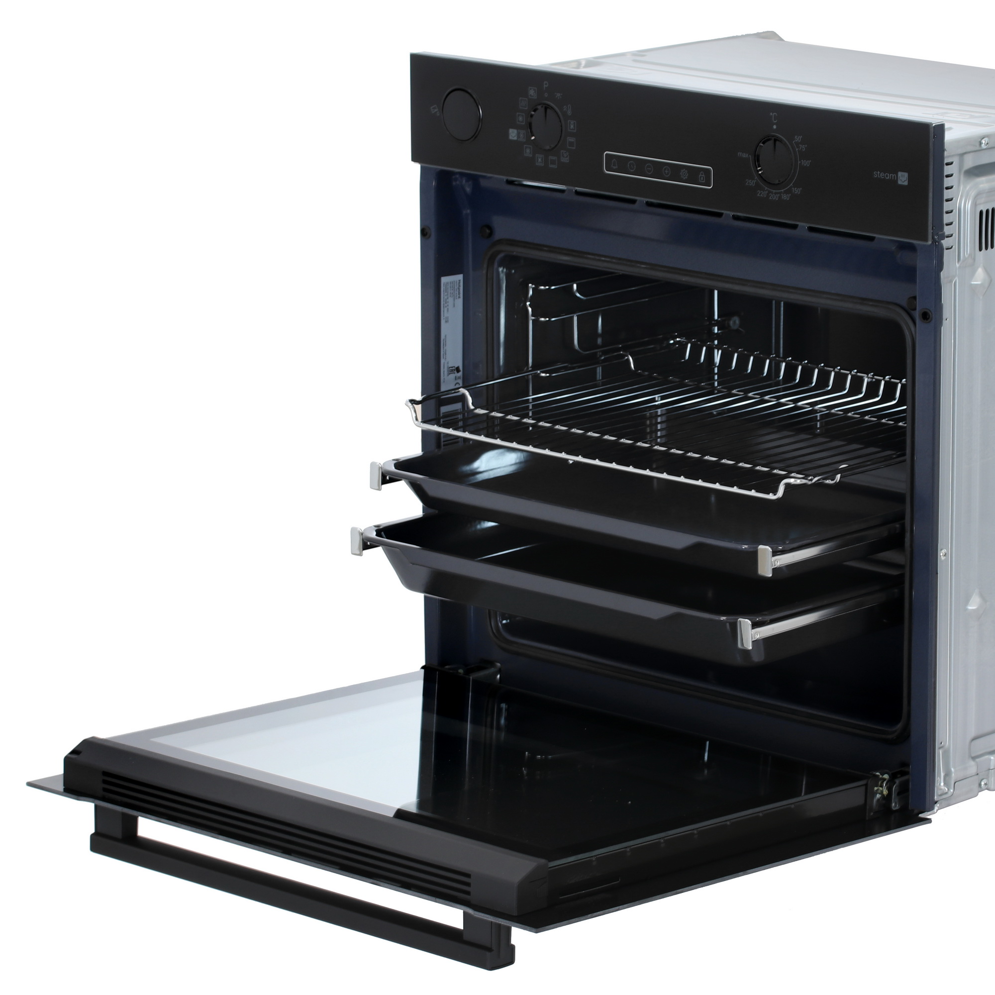 9136634 Электрический духовой шкаф Hotpoint HSTFD 1232 JS BLG черный STDN-0112017 - Вид №7