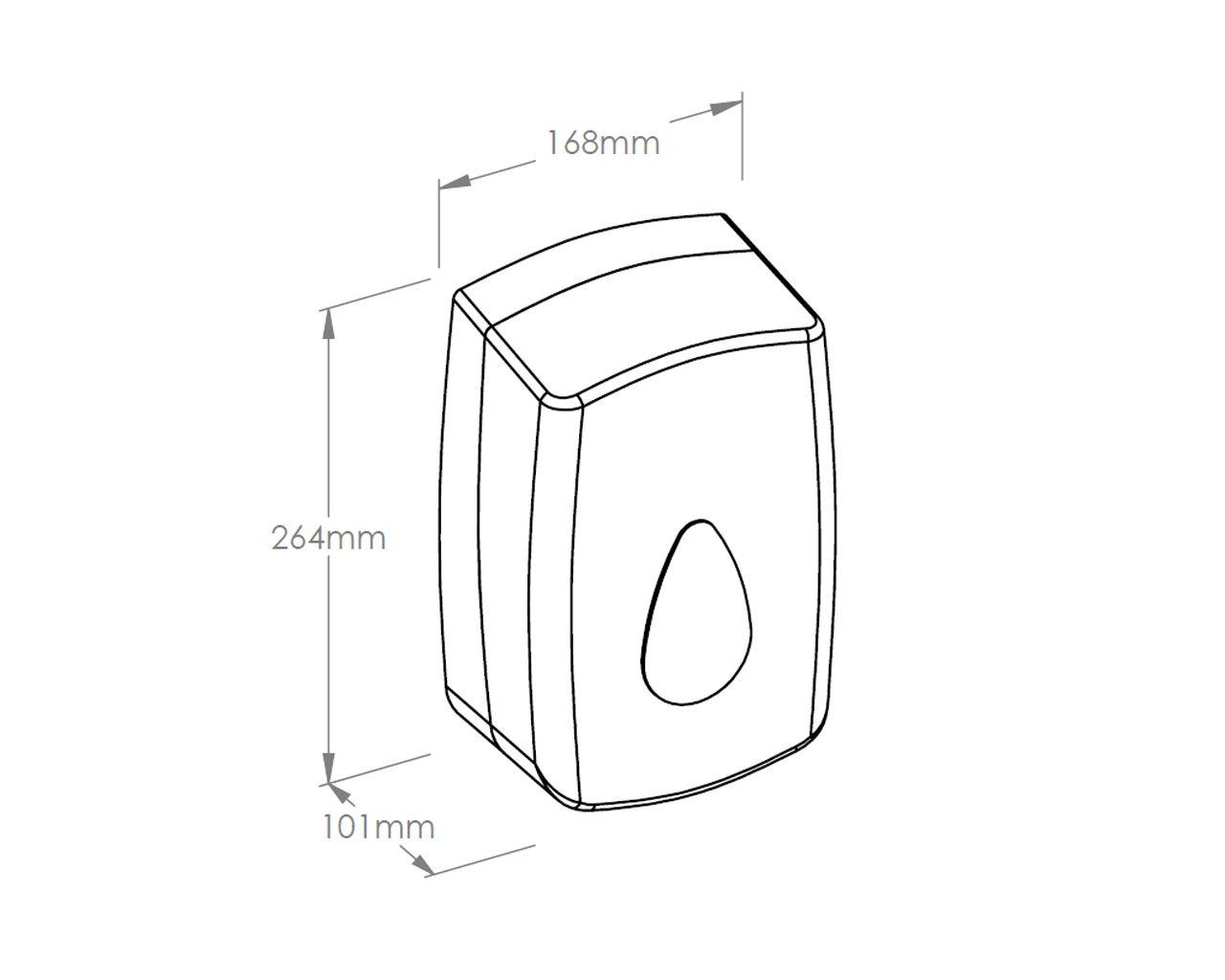 DUH575 UNIQUE AUTOMATIC SCANDINAVIAN SPARK LINE автоматический бесконтактный дозатор пенного мыла Merida  - Вид №1