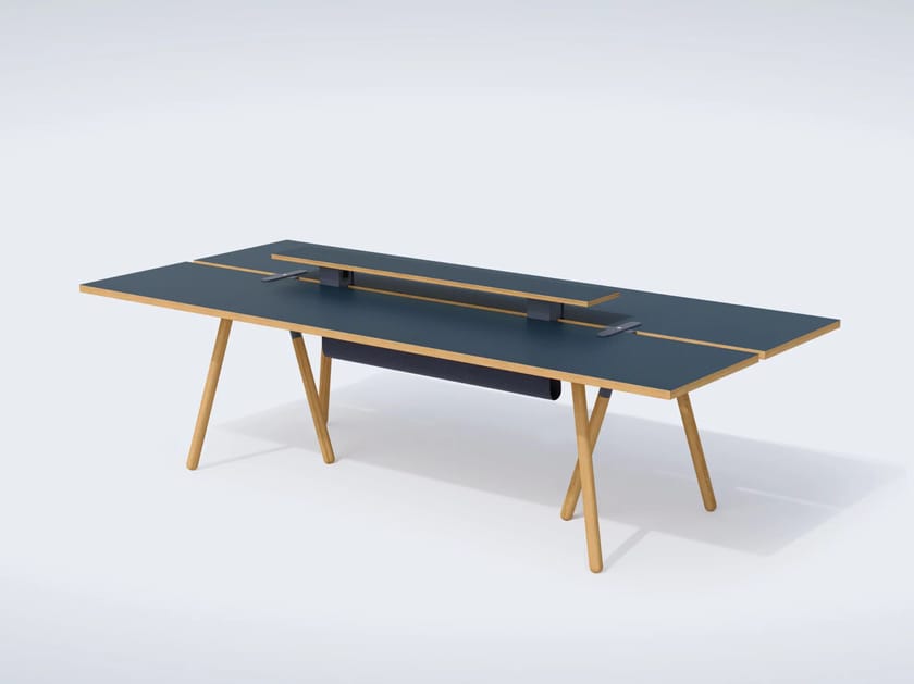 Прямоугольный стол с полкой Intuit by Softrend Flow ARCH-00107931