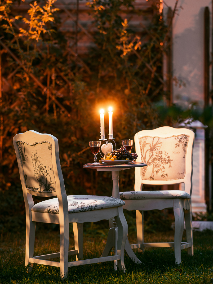 Кофейный столик круглый белый с коричневым топом 40 см Mobilier de Maison ДОМАШНЯЯ ОБСТАНОВКА MOBILIER DE MAISON 017189 Белый;коричневый Santreyd  - Вид №1