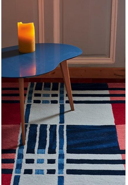 Toulemonde Bochart Прямоугольный шерстяной коврик с геометрическими мотивами Organic sun-id-1488693 - Вид №3