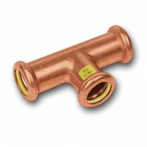 110130181218 SANHA 10130 пресс-фитинг газ, медь, тройник ВПр 18x12x18 мм
