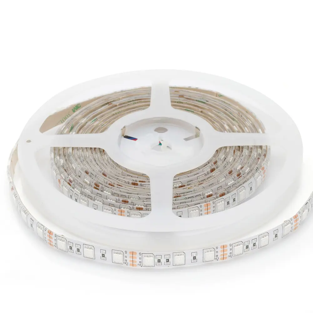 Светодиодная лента SMD 5050 60 диод/14.4 Вт/м 12 В 10 мм IP65 5 м RGB APEYRON STLM-2063676 - Вид №29