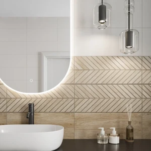 Gracia Ceramica Shine 03 — настенная плитка под дерево для ванной 89416686