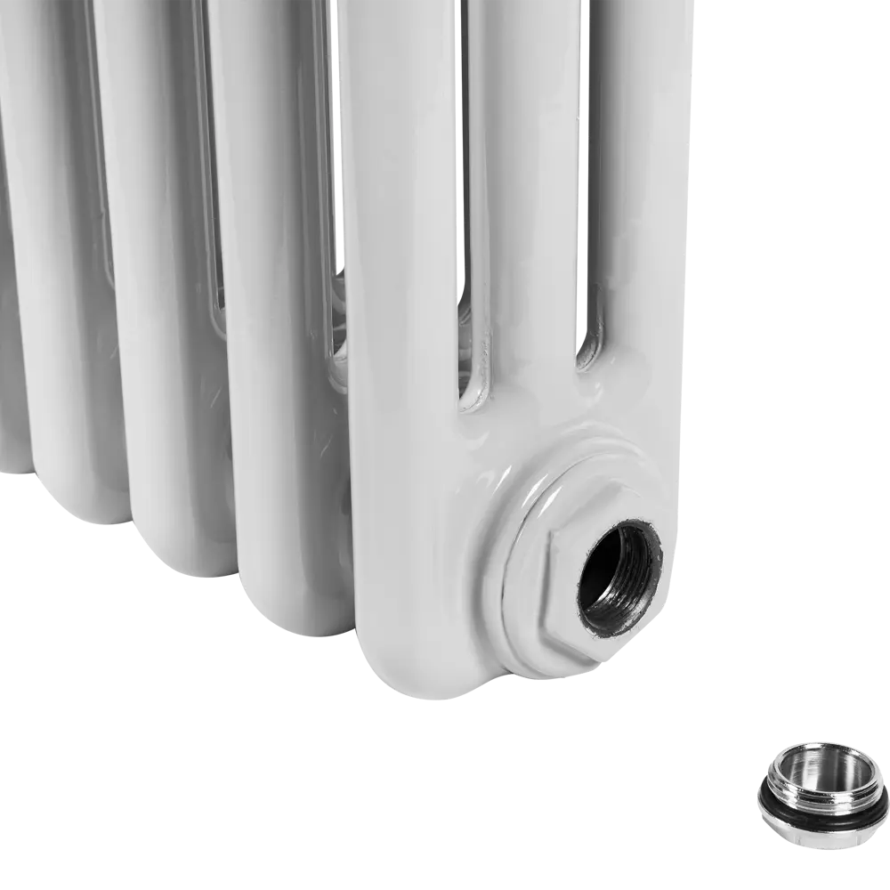Радиатор трубчатый Irsap Tesi RT305651803A430 500/100 18 секций боковое подключение сталь серый 81990709 STLM-2131185 - Вид №4