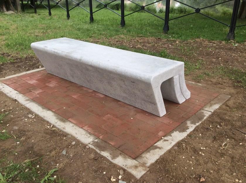 Manufatti Viscio Реконструированная каменная скамья без спинки sun-id-1428234 - Вид №3