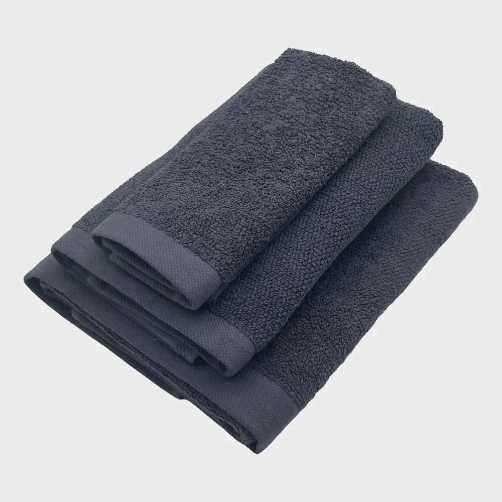 Набор махровых полотенец Belezza Прованс 30x50 см 50x80 см 70x120 см цвет серый STLM-2052283 - Вид №1