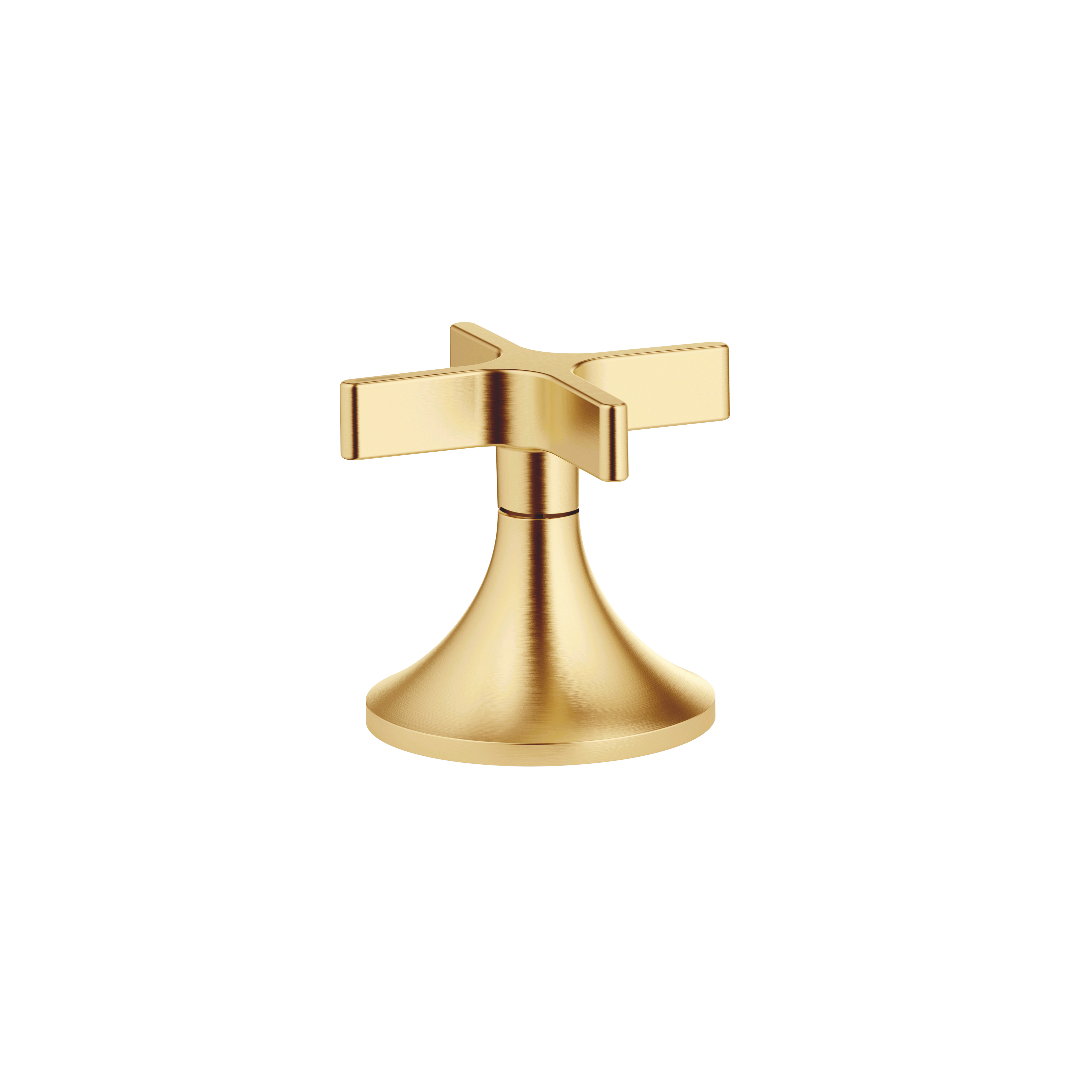 Клапан VAIA Deck, закрывающийся по часовой стрелке, в горячем состоянии — матовая дюрабрасс (23-каратное золото) DornBracht 20000808-28