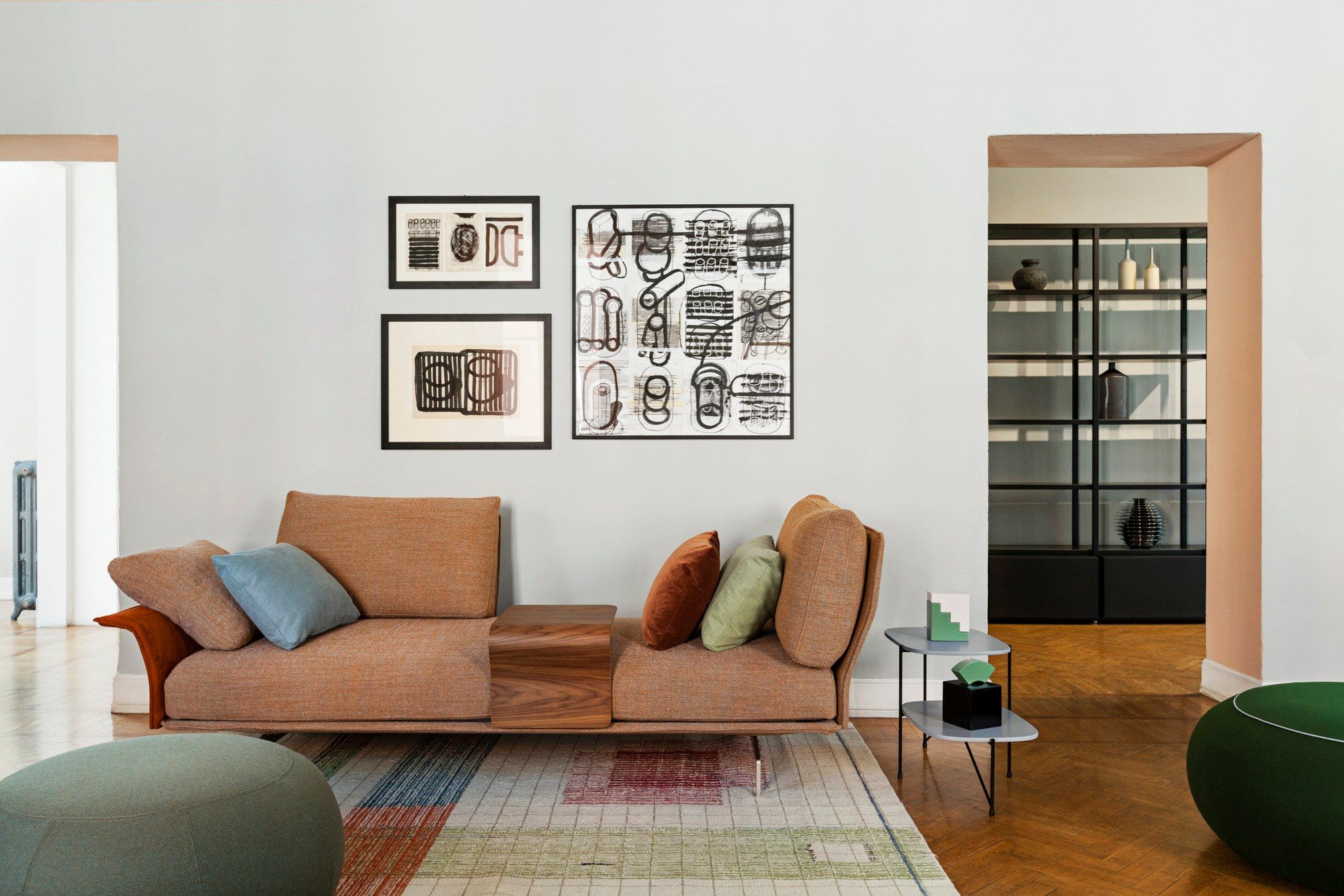 Съемный диван из ткани Saba Italia Avant-Après ARCH-00007680 - Вид №6