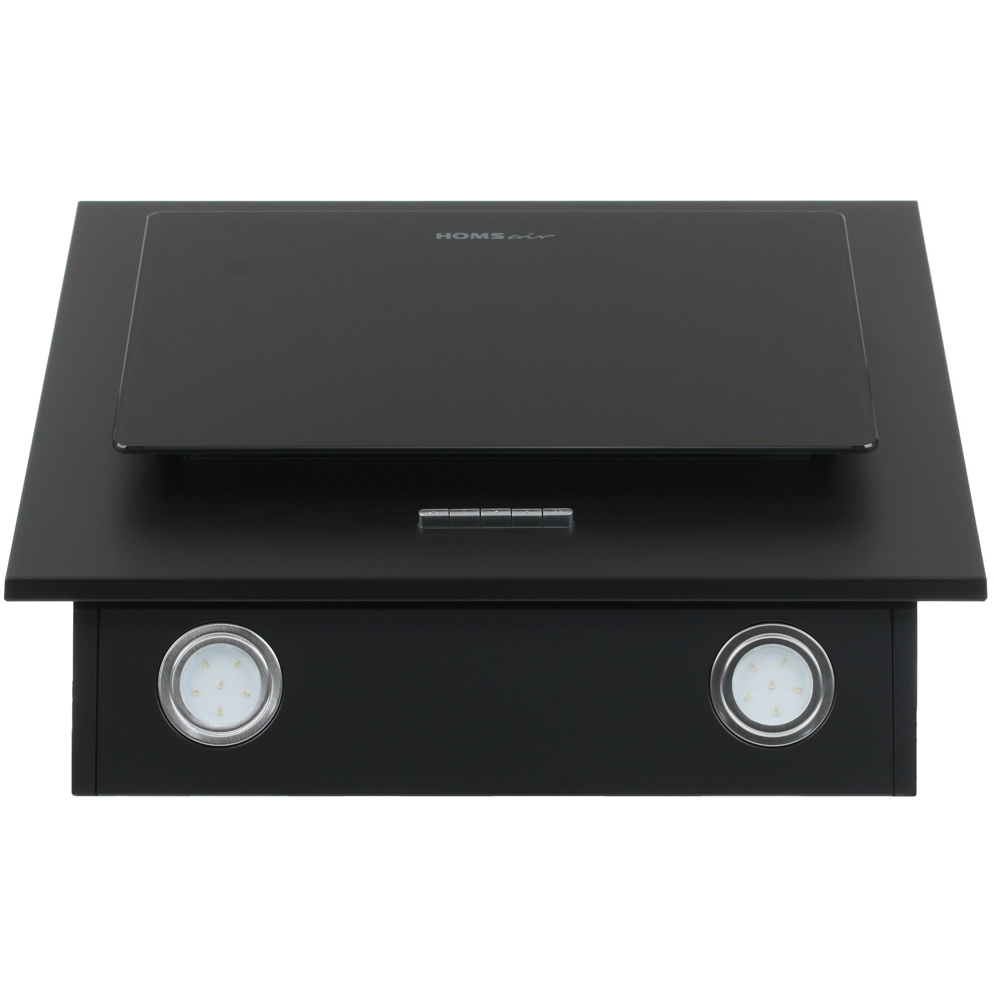 8160055 Вытяжка наклонная HOMSair BELL 50 черный/черный STDN-0100552 - Вид №6