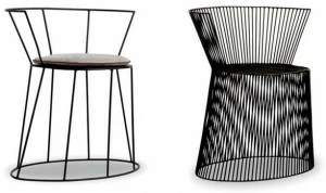 BAXTER Железный стул с подлокотниками Gibellina