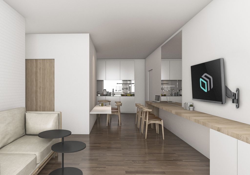 ONKRON G150 BLACK Кронштейн настенный для монитора / 13-32" 2колена, макс. 100*100, струбцина, наклон -35º+35º поворот 180º, расстояние от стены 85-521мм, макс.перемещение по вертикали 280мм, кабель-канал, пружина, нагрузка 1-8кг ONKRON Santreyd  - Вид №5