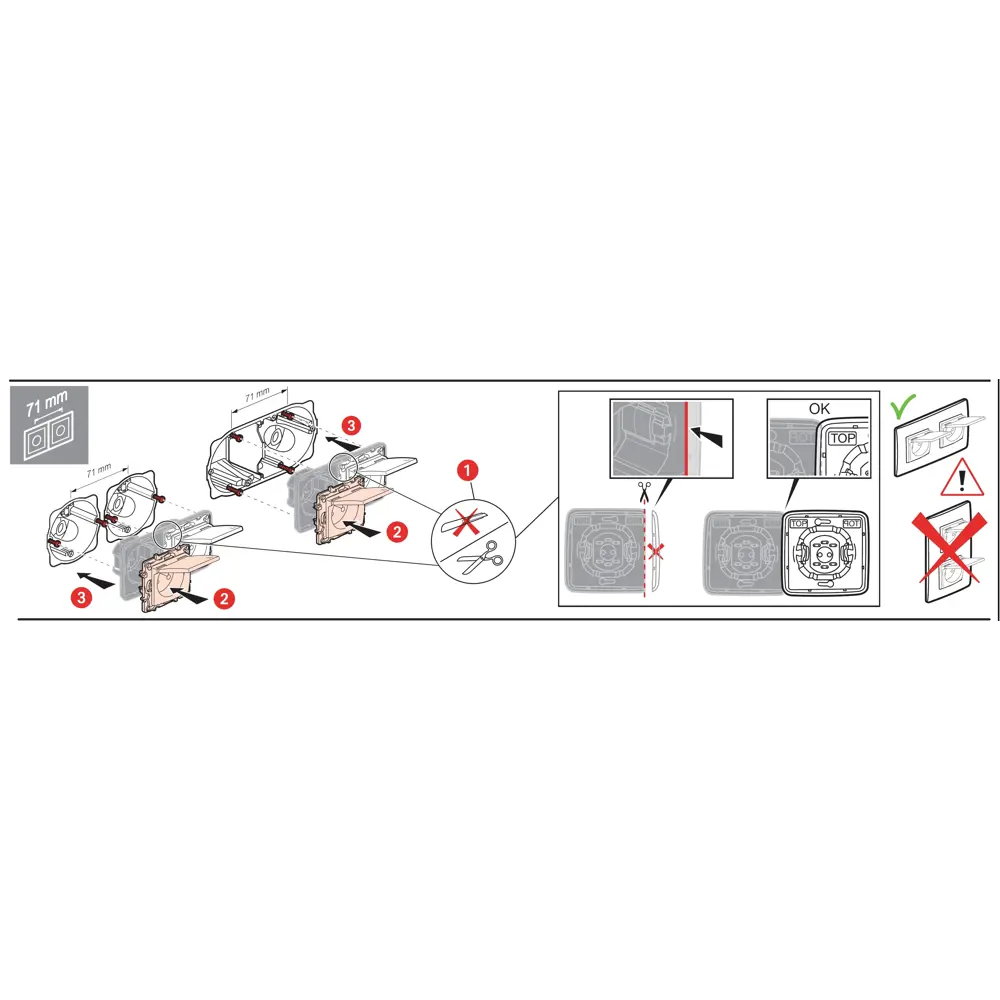 Розетка влагозащищенная Legrand Etika с заземлением IP44 цвет слоновая кость 82153422 STLM-0020575 - Вид №7