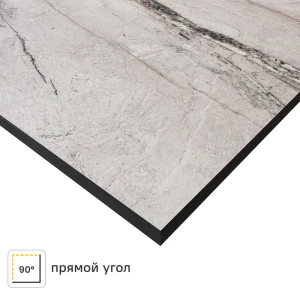Столешница кухонная Мугла 240x60x1.6 см HPL-пластик цвет серо-белый 86820680 STLM-2051028