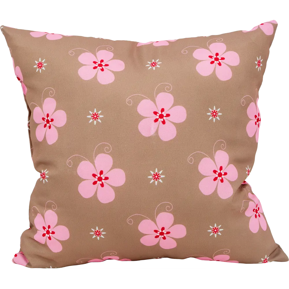 Подушка «Розовые цветы», 40х40 см, цвет розовый 82120481 STLM-2071427 SEASONS 