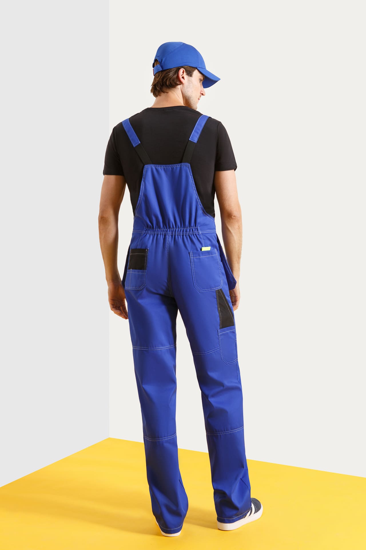 5039605 Костюм "Профессионал-2" василек-черный-лимон  Летняя спецодежда  размер 52-54/158-164  - Вид №11