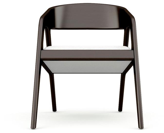 Prieto Studio Кресло из дерева со встроенной подушкой sun-id-1400548 - Вид №1