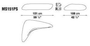 B&B Italia Изогнутый диван с подставкой для ног Moon system sun-id-1391334 - Вид №11