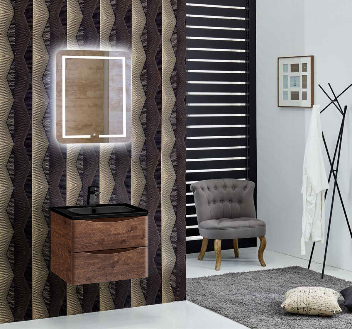 VMC-1R600RW База под раковину Vincea Roberta Santreyd