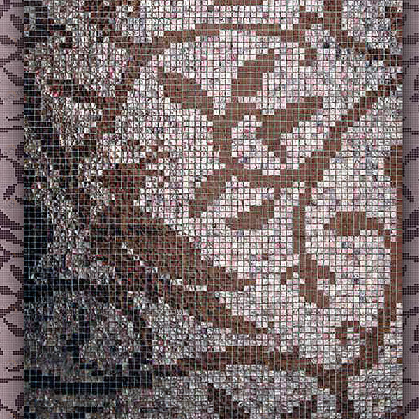 МОЗАИКА ИЗ СТЕКЛА MZ-05 PURPLE ALMA ПАННО 15 MZ05PURPLE