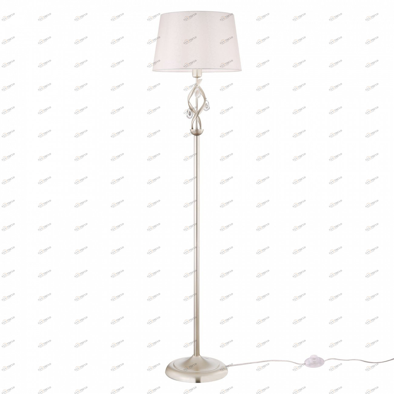 Торшер кремовый Monique FR2001FL-01G FREYA CLASSIC 00-3957090 Бежевый